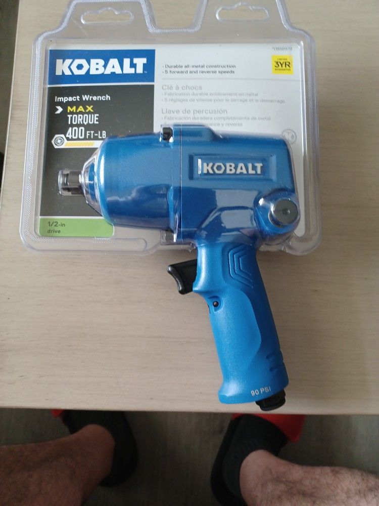 Kobalt Impact Wrench 400ft -lb 1/2-in Drive