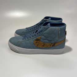 Nike Zoom Blazer Mid QS SB x Supreme Denim  9