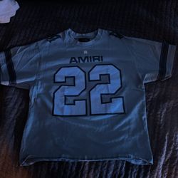 Amiri Skater T Shirt Jersey Blue