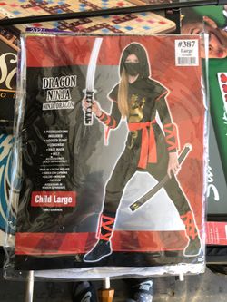 Youth Ninja Halloween Costume
