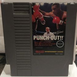 NINTENDO  NES  PUNCH OUT  Classic Game ( Open For Offer  )