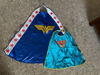 Mother and Daughter Wonder Woman Cape Costume Set