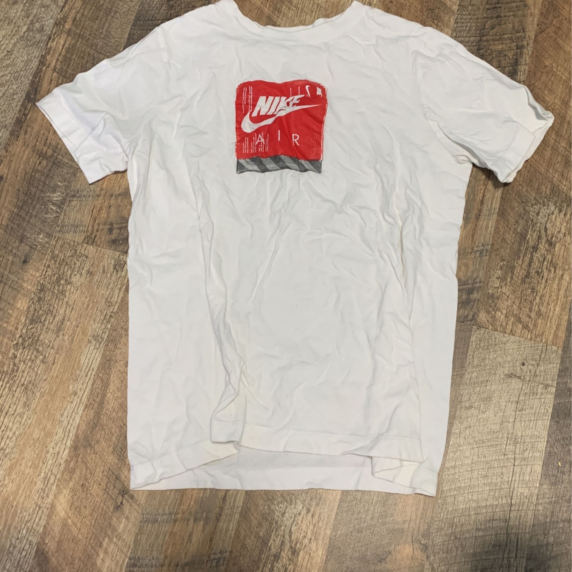 White Nike Air Youth L T-Shirt