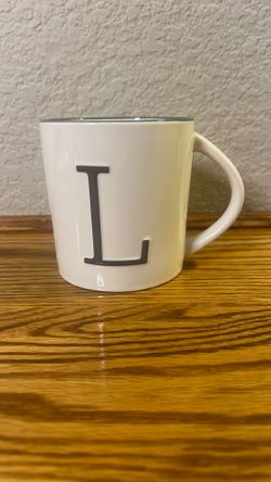 Spritz Coffee Mug Letter L