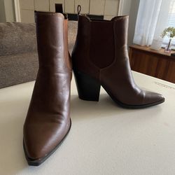 Ankle High Brown Boots- Used Once- OBO