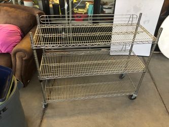 Metal shelf
