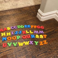 Vintage Magnet Alphabet Letters
