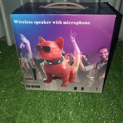 Dog Bluetooth Speaker with Karaoke (Negotiable)