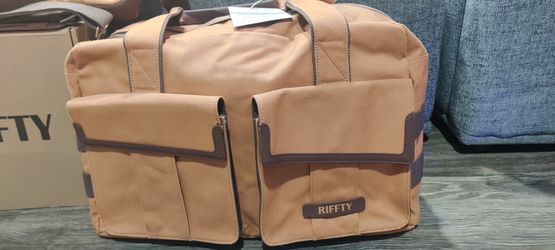Riffty Canvas Travel Bag 3 in 1- Coyote Brown