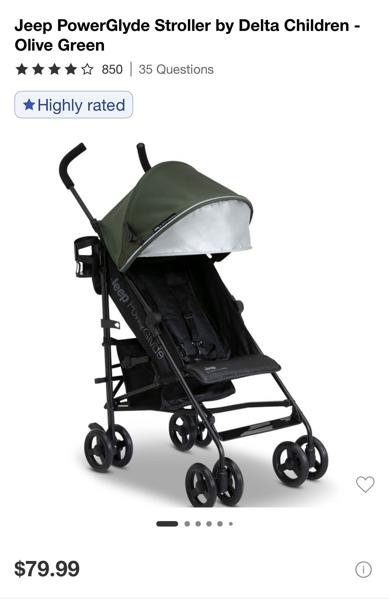 Jeep Umbrella Stroller 