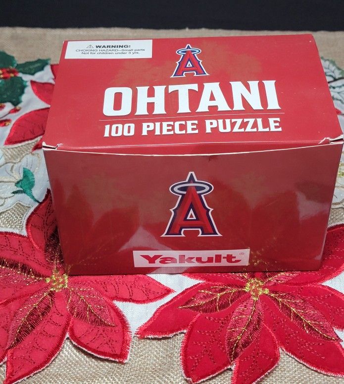Ohtani 100 Piece Puzzle Open Box