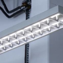 commercial fluorescent troffer light fixtures