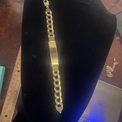 14k Gold Bracelet 28.2 Grams 8.5 Inch Solid Gold 