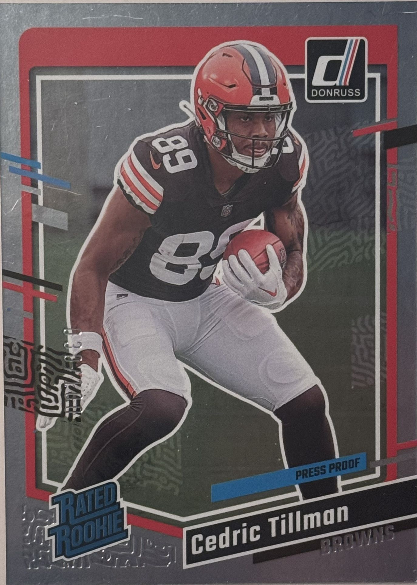 2023 Donruss Holo Silver Rated Rookie Cedric Tillman /100