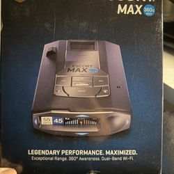 Escort max 360 C mark 2 with dash cam