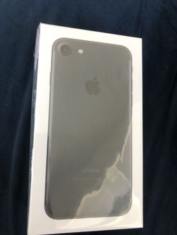 New in original box IPhone 7 matte black