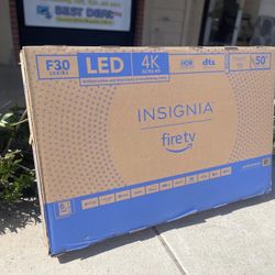 NEW SHIPMENT IN! 50" INSIGNIA 4K LED HDR SMART NS-50F301NA24