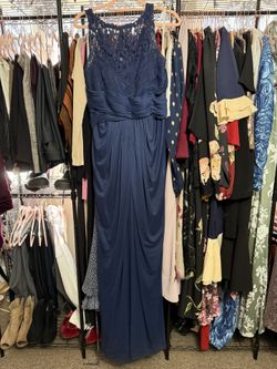 Navy blue Dress From David’s Bridal $40 Size 12