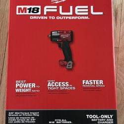 m18 fuel 3/8 impact wrench Combo With 43 Pc 3/8 Drive Impact Socket Kit