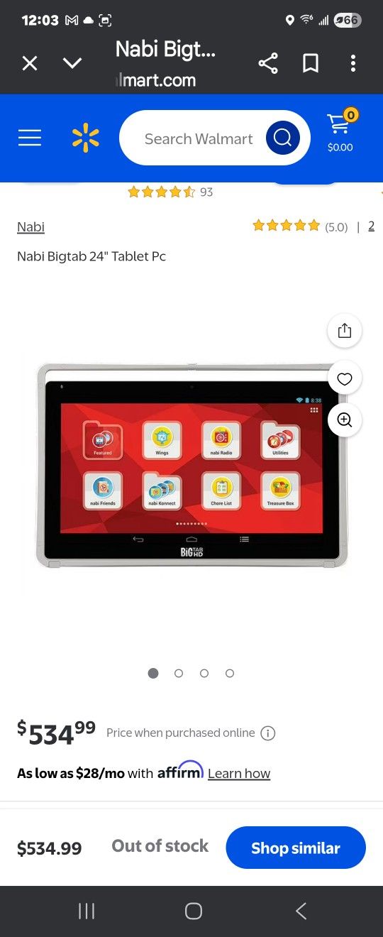 Nabi Tablet 24 Inches 