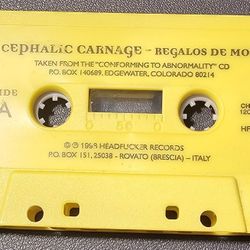 CEPHALIC CARNAGE / ADNAUSEUM Single Split Cassette 