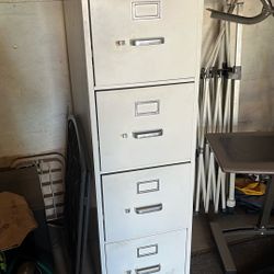 Large 4 Drawer File Cabinet 