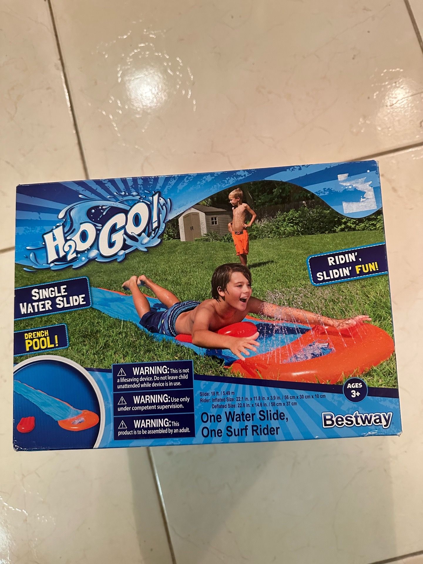 h2ogo SINGLE water slide