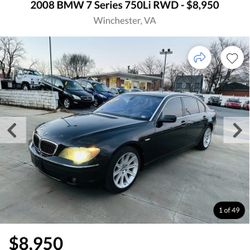 2008 750li BMW 