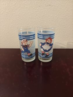 Raggedy Ann & Andy Cups