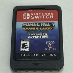 Minecraft Story Mode The Complete Adventure LOOSE Nintendo Switch Game Only