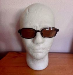 Kenneth Cole Vintage Brown/Silver Sunglasses Metal Frame
