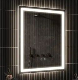 Homlux 28" X 20" Frameless LED Bathroom Mirror