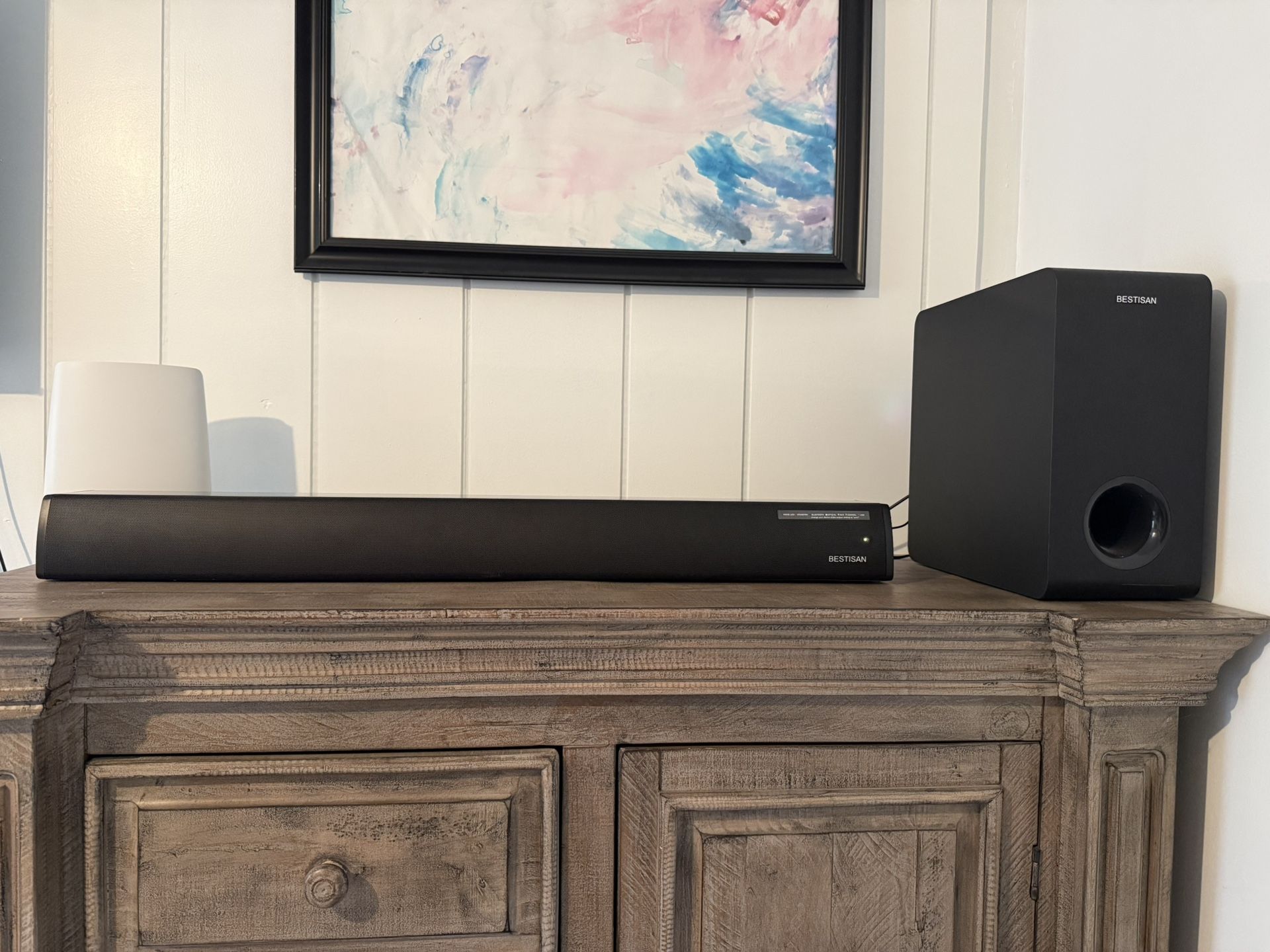 Soundbar + Subwoofer – Powerful, Like New