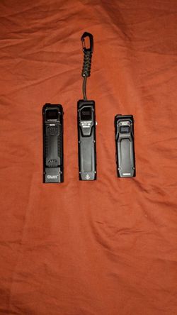 Assortment high quality tactical flashlights