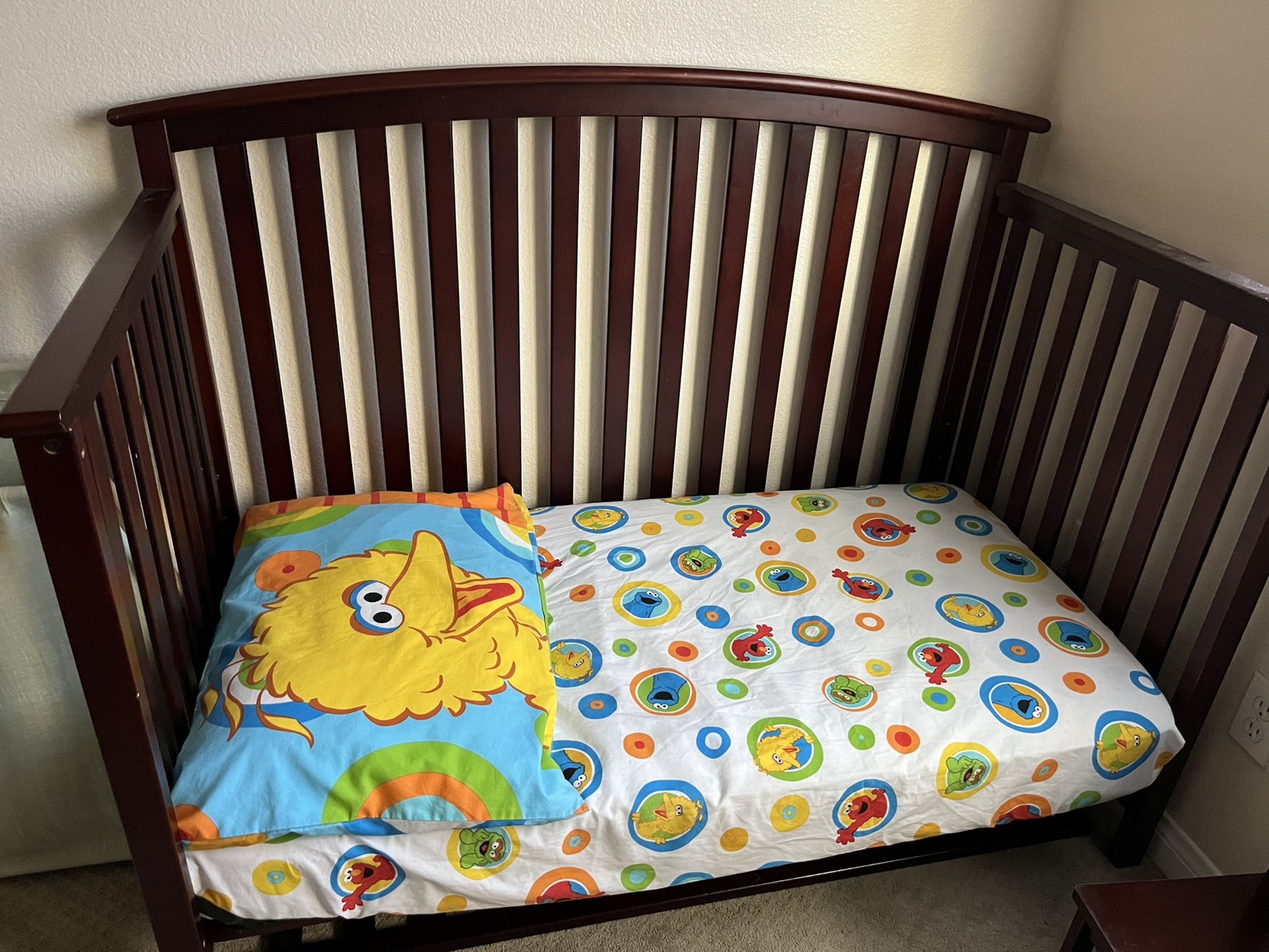 3 in 1 Crib Toddler Bed or Full Sized Bed Frame