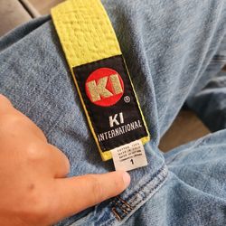Kids Karate Belt Yellow Belt