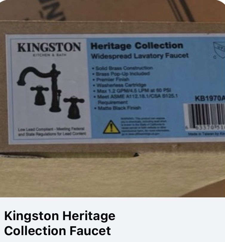 Kingston, Heritage Collection Bathroom Faucet, 