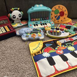 Kids Toy Lot Of 8 Musical Toys