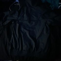 black nike wind breaker