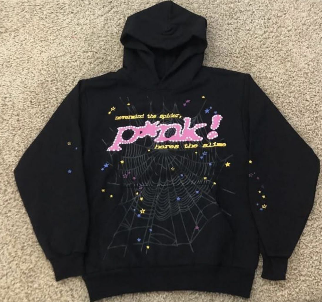 Spider Hoodie Black
