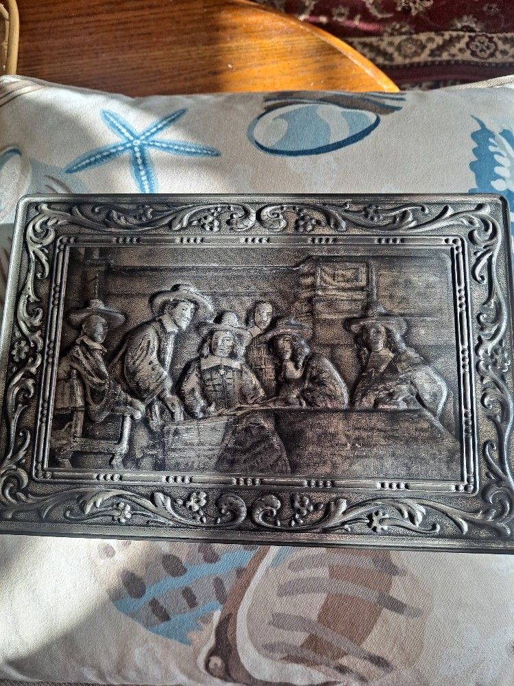 Vintage Biscuit Tin Box