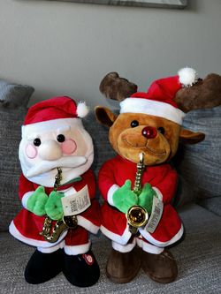 Dancing Santa🎅& Reindeer 🦌