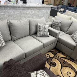 GRAY SOFA LOVESEAT