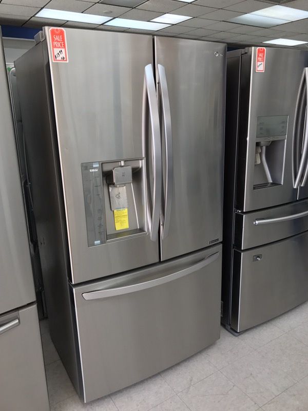 Brand new scratch and dent LG counter dept stainless French door fridge 1 year warranty