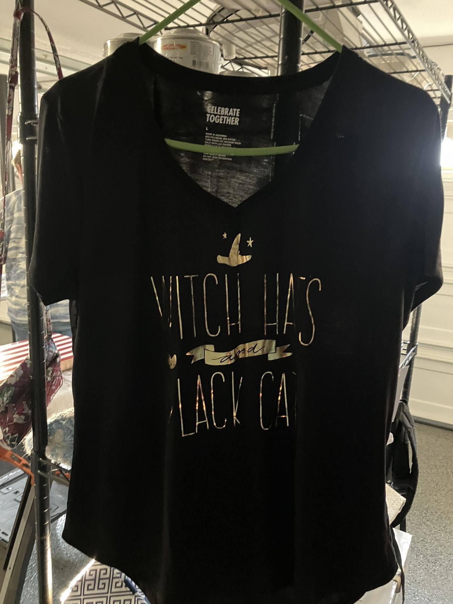 Womens Halloween Shirt Size Large NWT