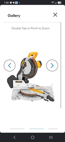 Dewalt 10" compound miter chop saw
