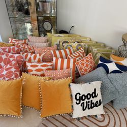 Mid century modern pillows!