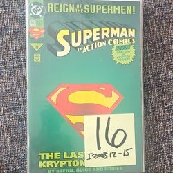 Superman  Comicbooks Set Of 4 15$