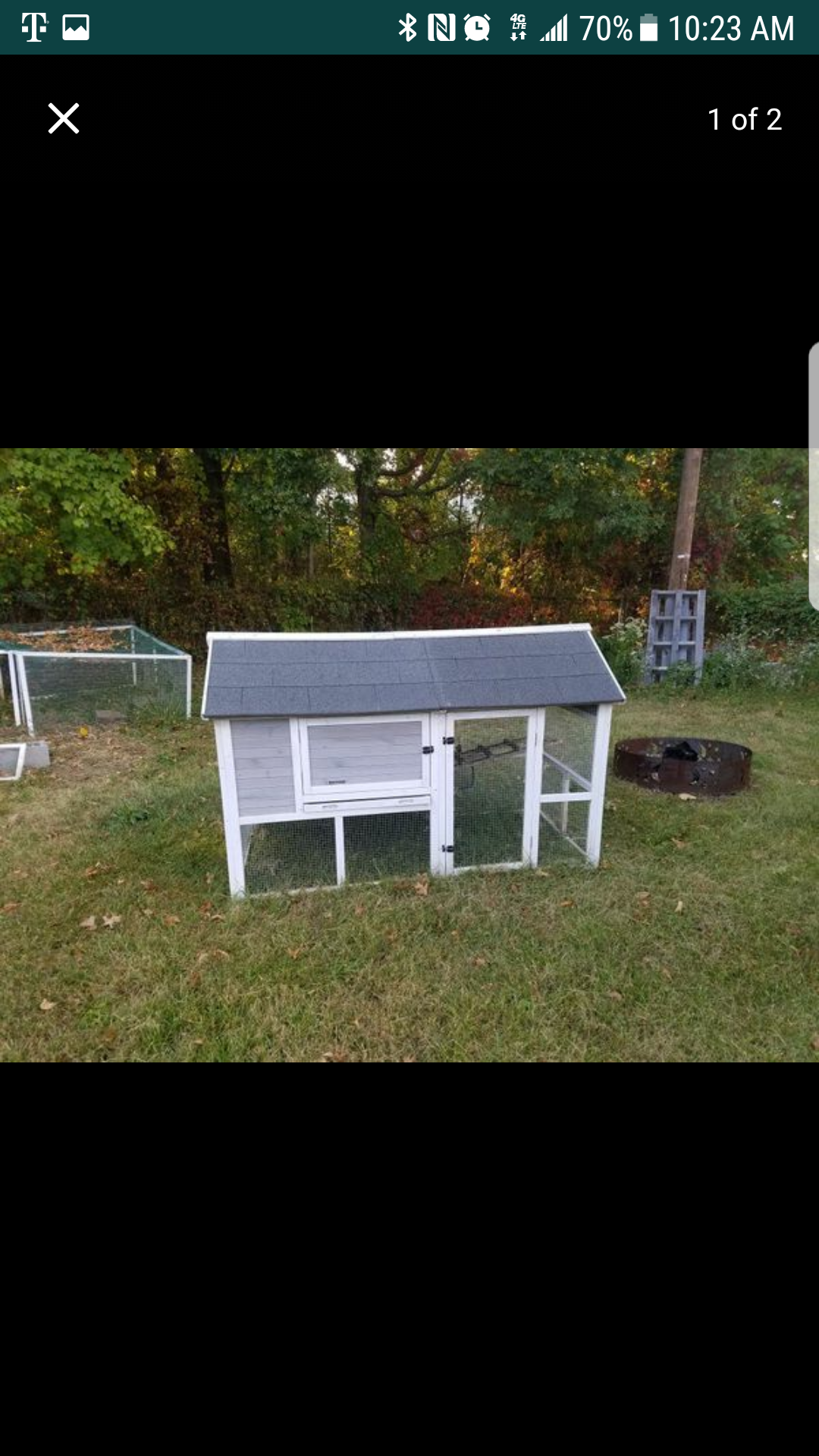 3ft x 5ft chicken coop holds up to 6 chickens