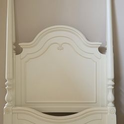 Twin Bed - Solid Wood With Trundle and  Canopy